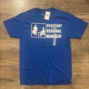 Blue Graphic Tee with Fun Print